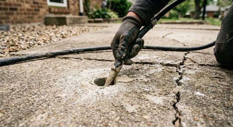 Concrete Settlement Repair in Corpus Christi, TX