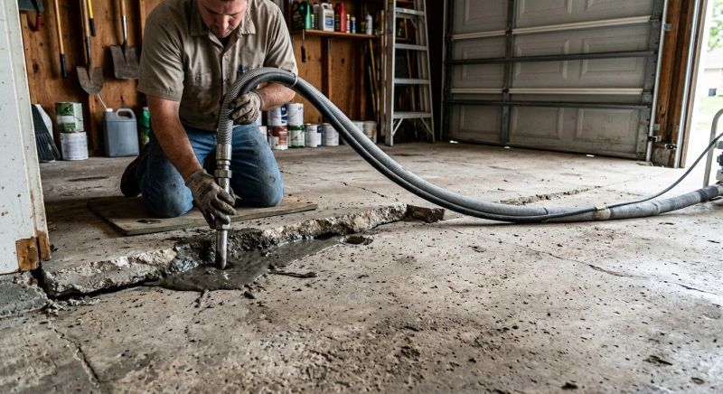 Garage Settling Repair in Columbus, OH
