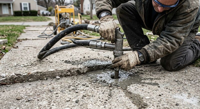 Slab Mudjacking in Columbus, OH