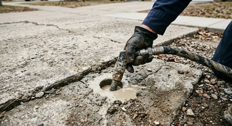 Sunken Patio Repair in West Des Moines, IA