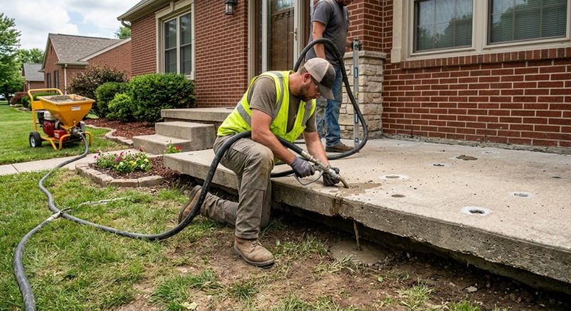 Sunken Patio Repair in Des Moines, IA